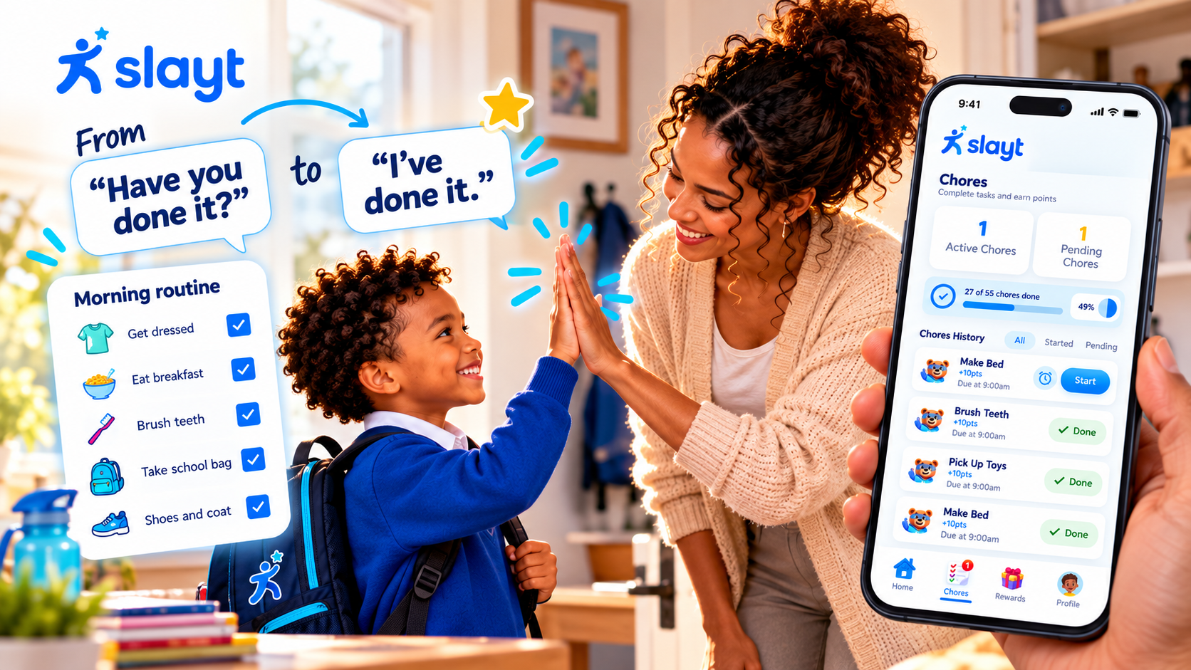 The School Morning Routine That Gets Kids Out the Door Without Shouting